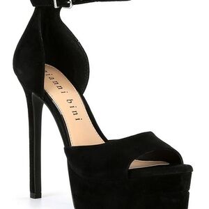 Gianni Bini Black Stiletto Platform Heels